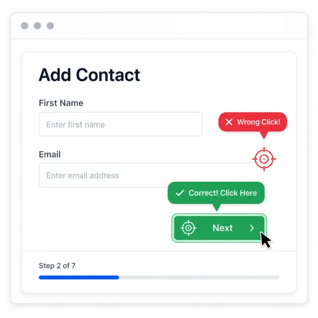 ClickTrainer — interactive click training