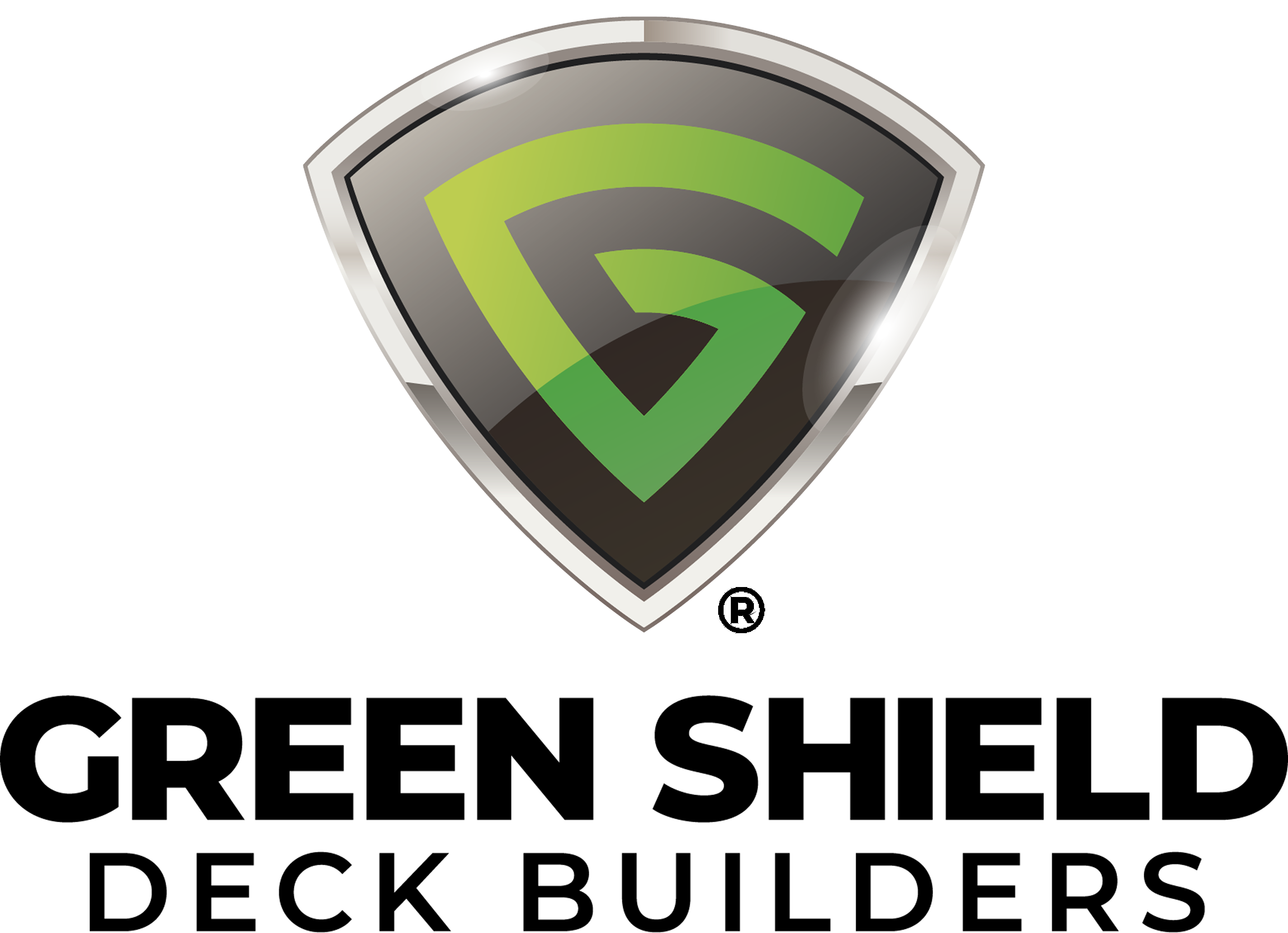 Green Shield Deck Builders Logo
